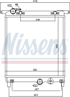 Radiator, engine cooling (692251)