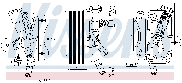 Oil Cooler, engine oil