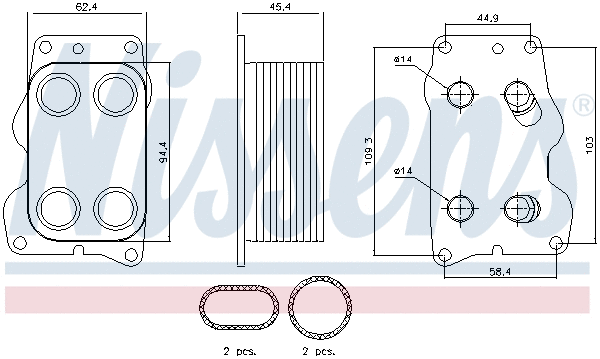 Oil Cooler, engine oil