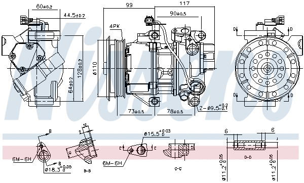 Compressor, air conditioning