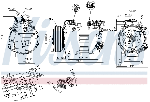Compressor, air conditioning