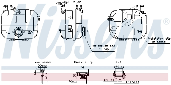Expansion Tank, coolant (996243)
