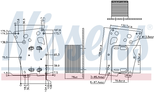 Oil Cooler, engine oil