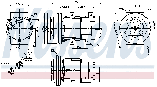 Compressor, air conditioning