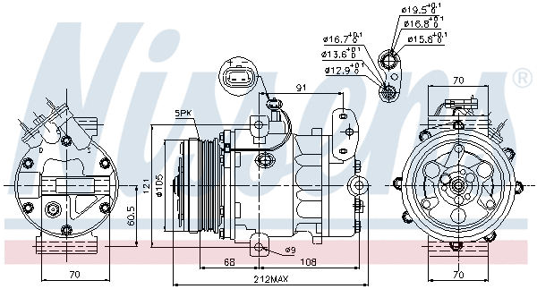 Compressor, air conditioning