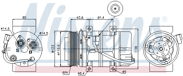 Compressor, air conditioning