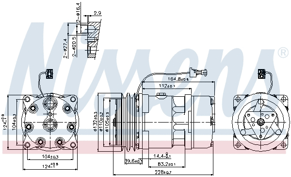 Compressor, air conditioning