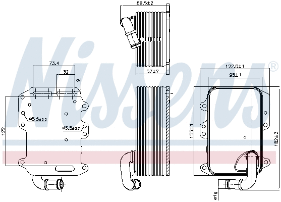 Oil Cooler, engine oil