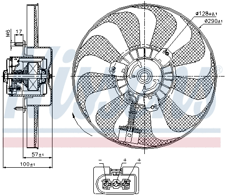 Fan, engine cooling