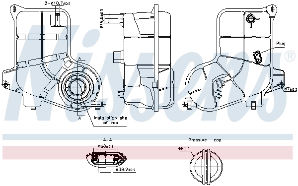 Expansion Tank, coolant (996363)