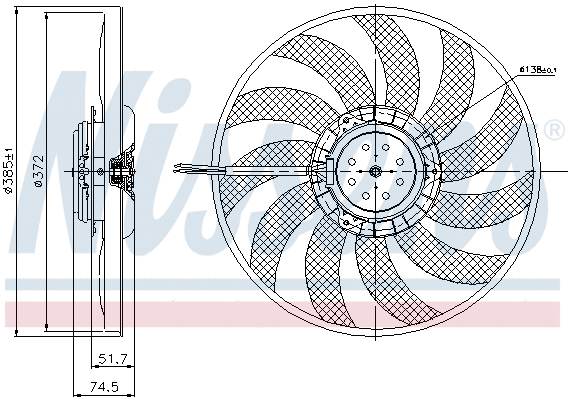 Fan, engine cooling