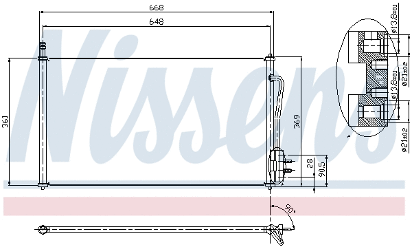 Condenser, air conditioning