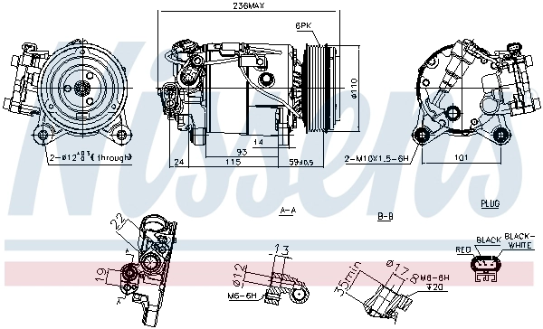 Compressor, air conditioning (891019)
