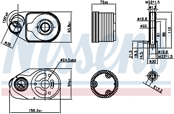 Oil Cooler, engine oil