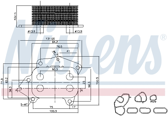 Oil Cooler, engine oil