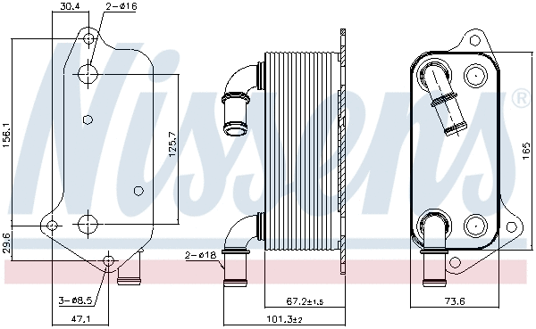 Oil Cooler, engine oil