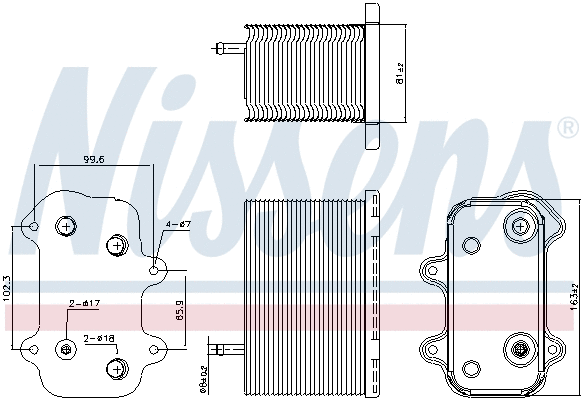 Oil Cooler, engine oil
