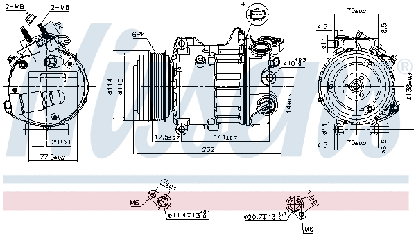 Compressor, air conditioning