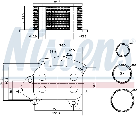 Oil Cooler, engine oil