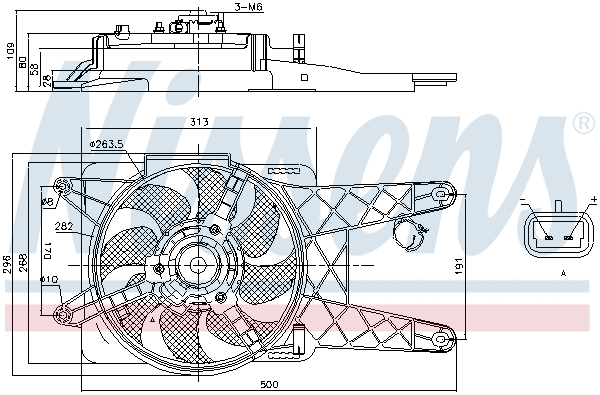 Fan, engine cooling