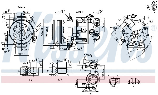 Compressor, air conditioning (890420)