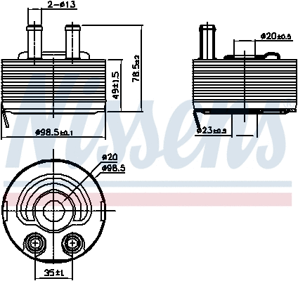 Oil Cooler, engine oil