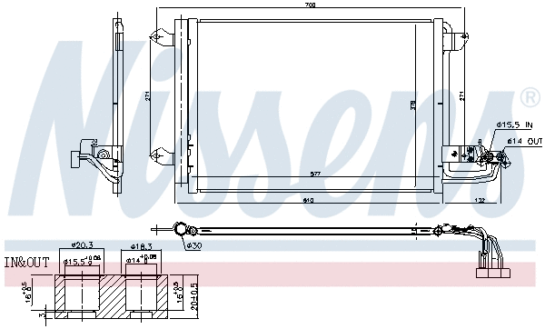 Condenser, air conditioning (940674)