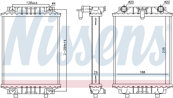 Radiator, engine cooling