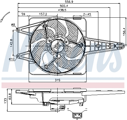 Fan, engine cooling