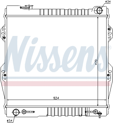 Radiator, engine cooling
