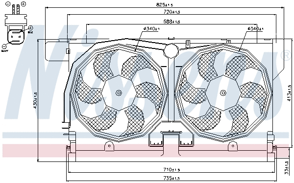 Fan, engine cooling