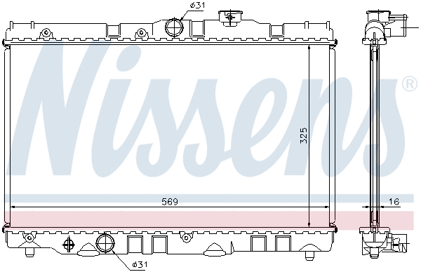Radiator, engine cooling