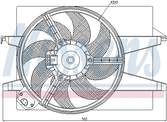Fan, engine cooling (85220)