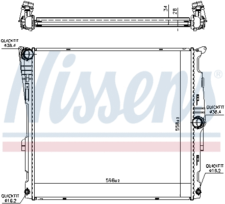 Radiator, engine cooling