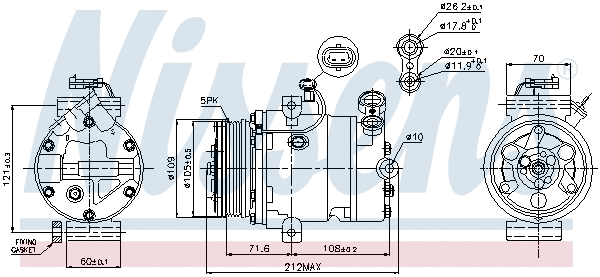 Compressor, air conditioning