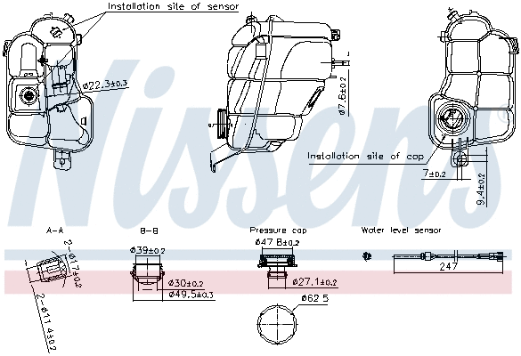 Expansion Tank, coolant (996294)