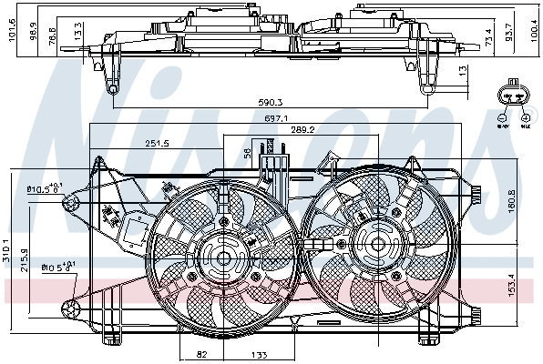 Fan, engine cooling