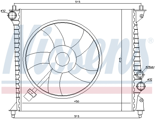 Radiator, engine cooling