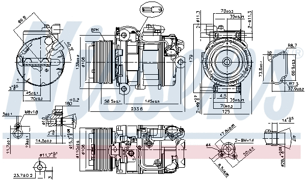 Compressor, air conditioning