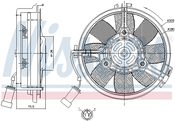 Fan, engine cooling