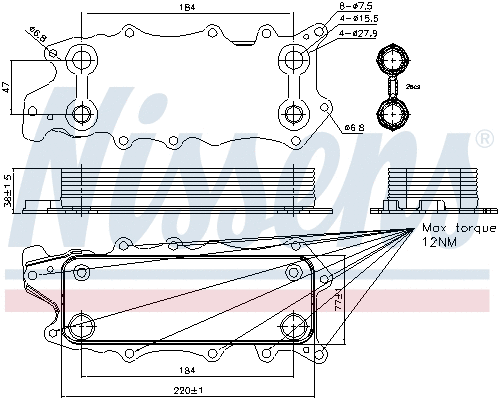 Oil Cooler, engine oil