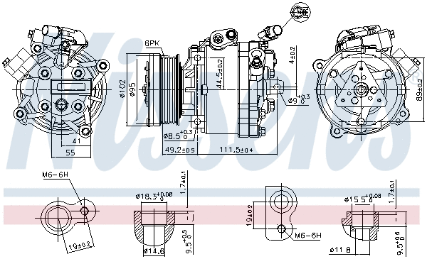 Compressor, air conditioning