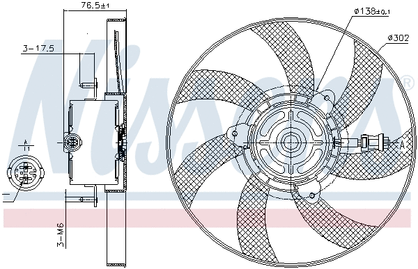 Fan, engine cooling