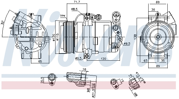 Compressor, air conditioning