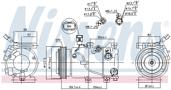 Compressor, air conditioning