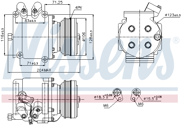 Compressor, air conditioning
