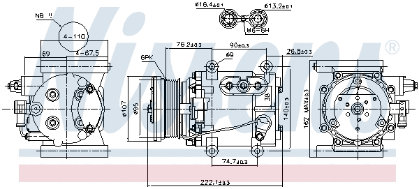 Compressor, air conditioning