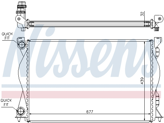 Radiator, engine cooling