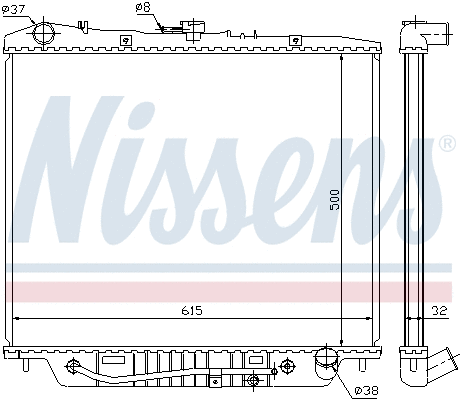 Radiator, engine cooling
