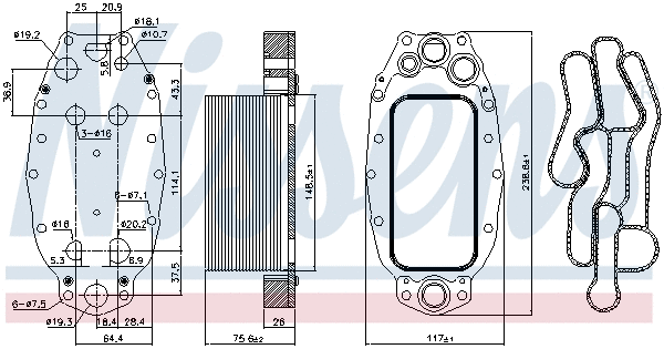 Oil Cooler, engine oil